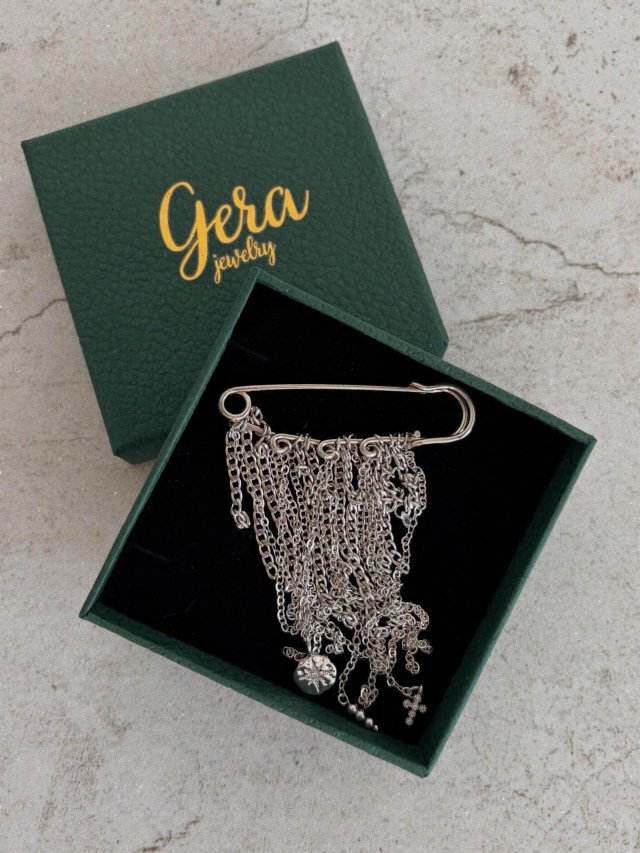 Ozdobna agrafka “Północ»