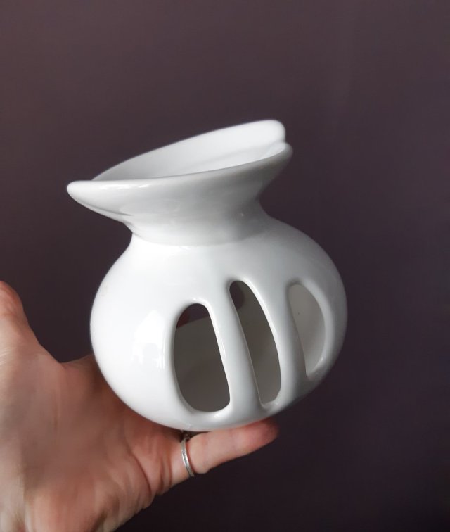 CERAMICZNY KOMINEK zapachowy  NA T-LIGHT * świecznik * aromaterapia