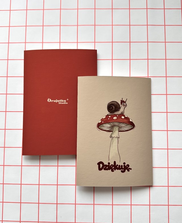 Kartka składana - DZIĘKUJĘ
