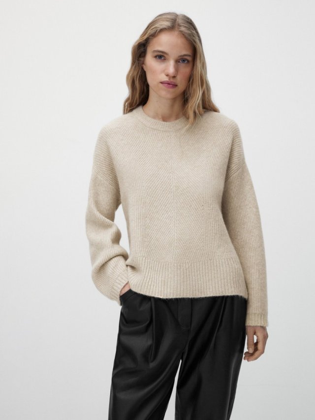 MASSIMO DUTTI / WEŁNA + ALPAKA