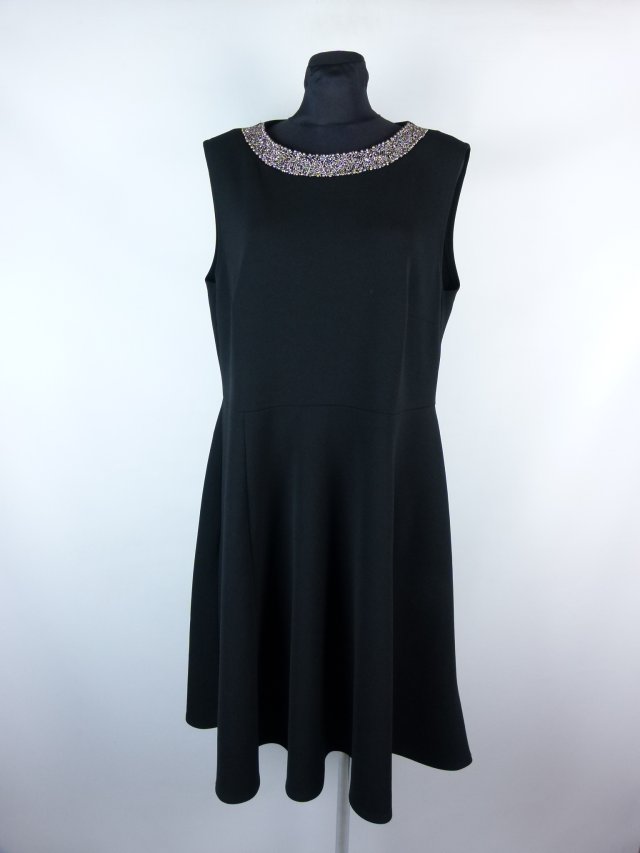 Kloszowana sukienka midi  zdobienia 20 / 48