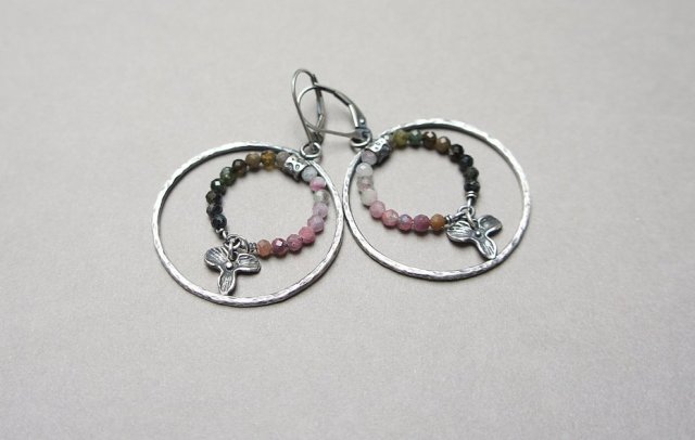 Orchid circle /turmaliny/vol. 2  - kolczyki