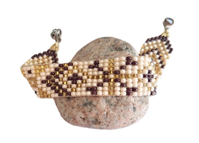 INDIAŃSKA BRANSOLETKA - rękodzieło