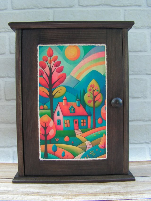 Szafka na klucze –"Wesoło, kolorowo..."