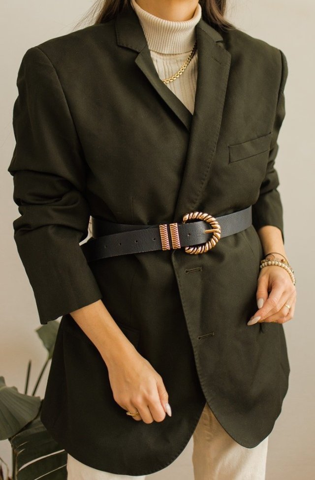 wełniana marynarka L