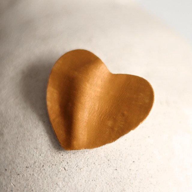 Broszka ceramika serce