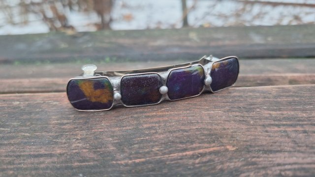 Jaspisy - klamra do włosów