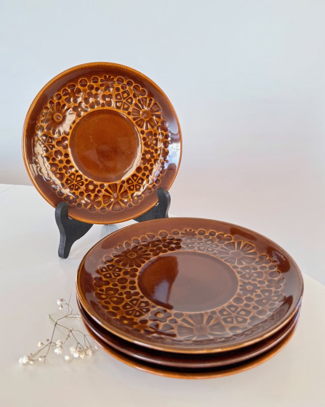 Zestaw 4 talerzy Rusałka GDR