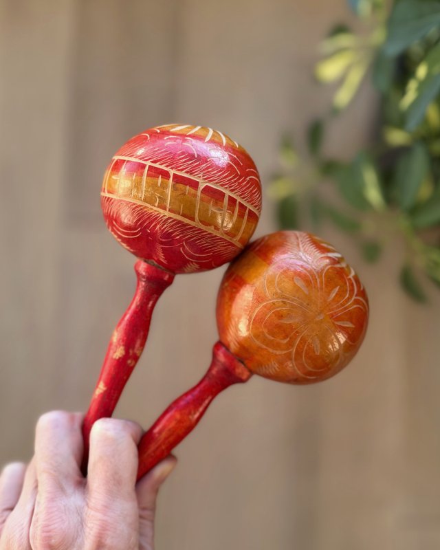 Marakasy ręcznie wykonane