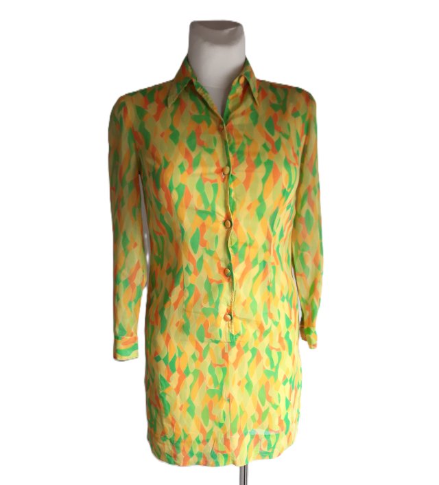 Mini sukienka lata 60/70-te