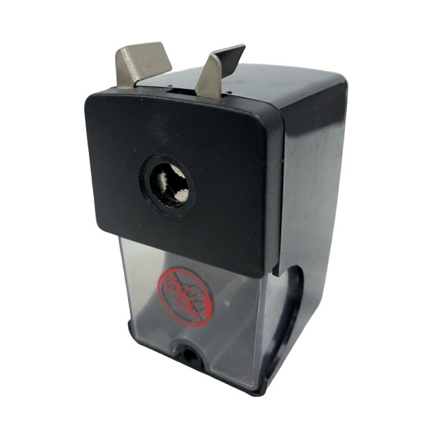 Bakelitowa temperówka biurkowa na korbkę, Niemcy lata 70.