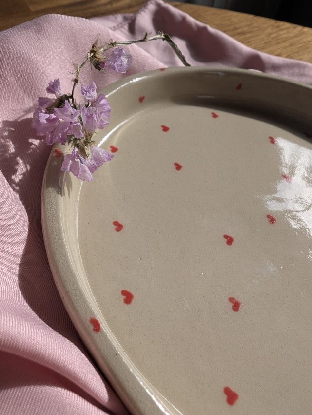 Komplet misek dla psa lub kota | serduszka