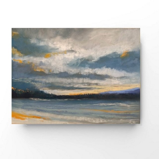 Pejzaż- rysunek pastele