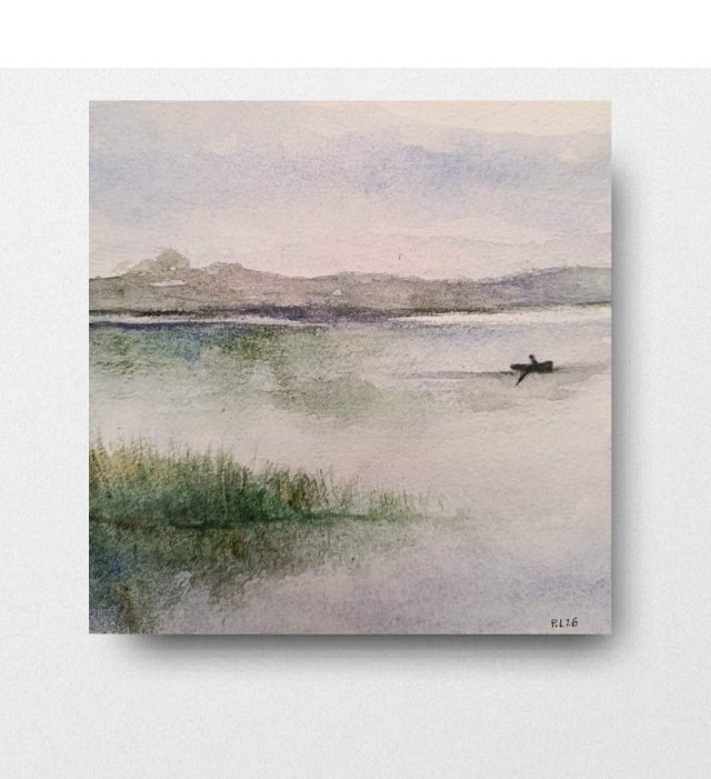 Morze - obraz akwarela