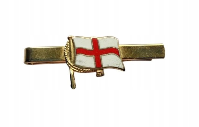 Vintage SPINKA DO KRAWATA Flaga Anglii stara