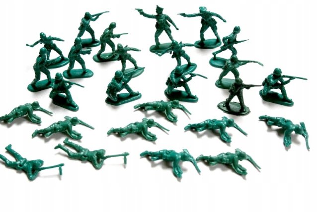 ŻOŁNIERZYKI mix 26szt PRL