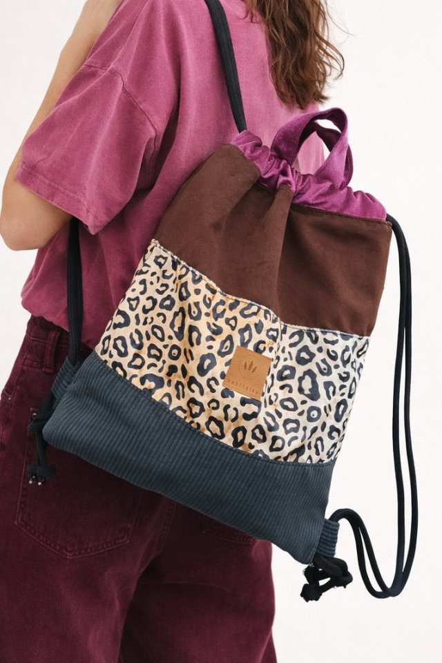 Kolorowy workoplecak damski Kinszasa