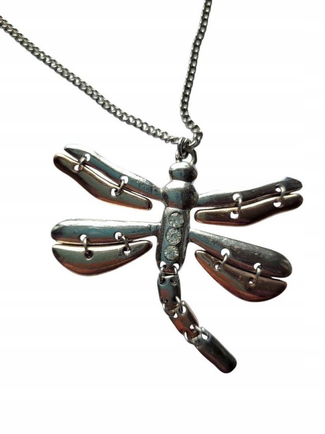 Naszyjnik wisiorek WAŻKA łańcuszek