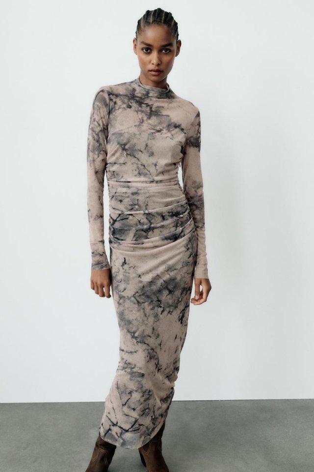 ZARA - MAXI SUKIENKA - S