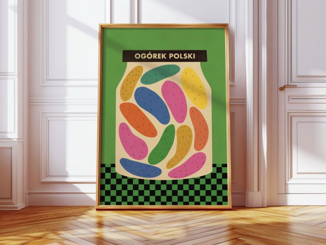Plakat 50 x 70 cm Ogórek polski