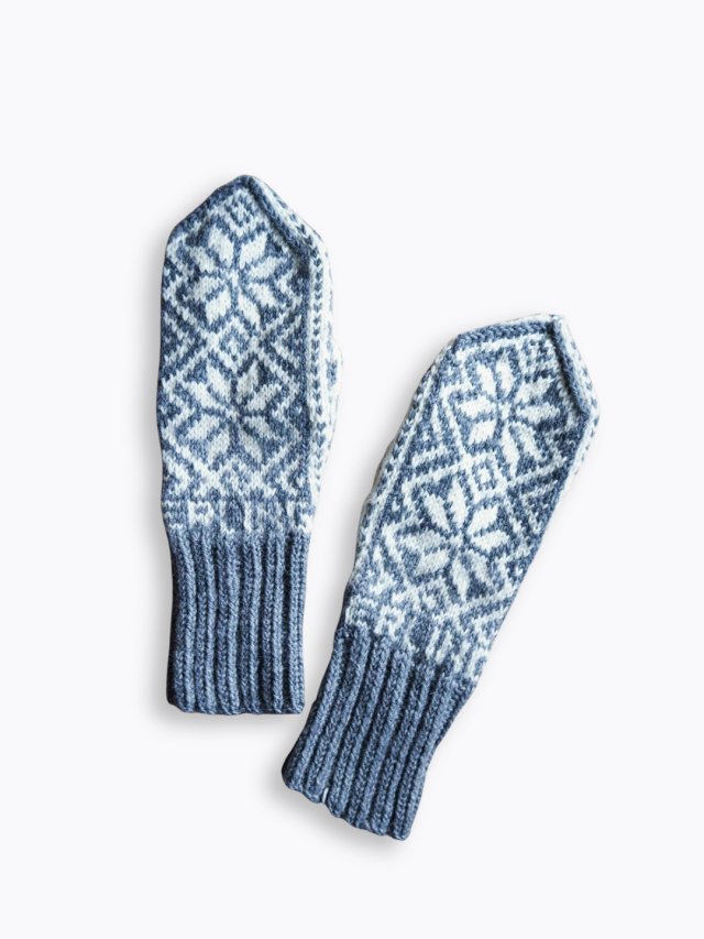 Ciepłe wełniane rękawiczki z jednym palcem norweskie wzory wełna handmade rękawice męskie