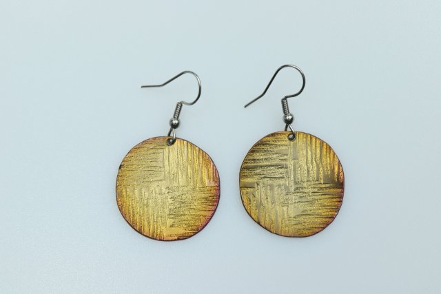 kolczyki tytanowe "koła"