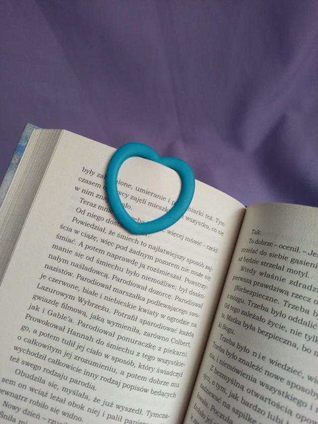 Zakładka do książki serce
