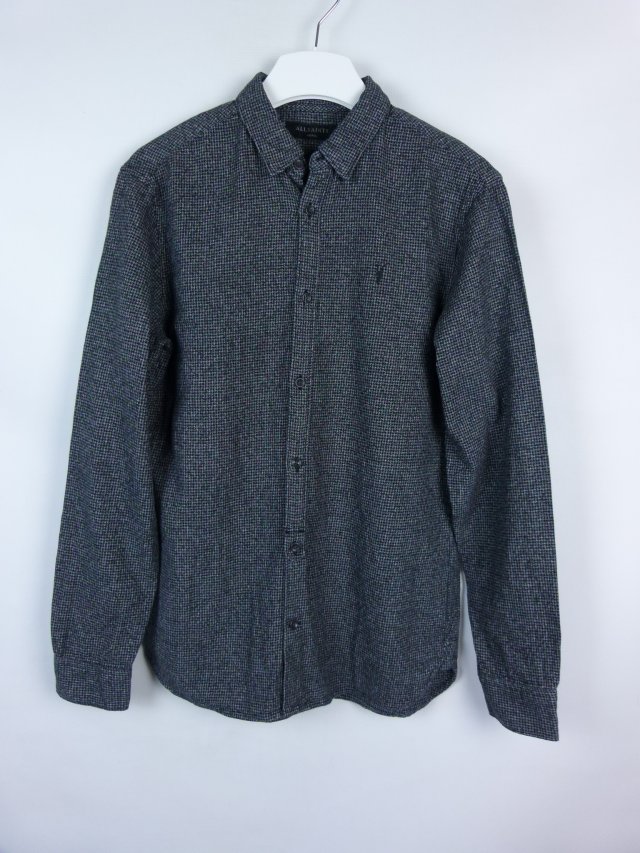 Allsaints grubsza koszula bawełna / S