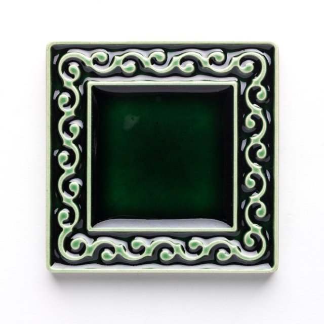 Kafel VIVACE zieleń butelkowa, 6cm x 6cm, kafle, kafelki