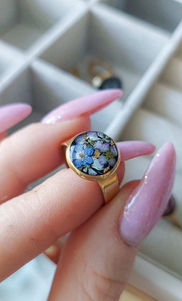 Pierścionek "Nocny Ogród"