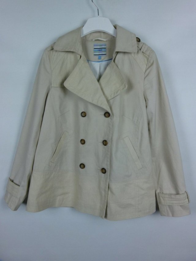 Next wiosenny płaszczyk bawełna ecru 16 / 44