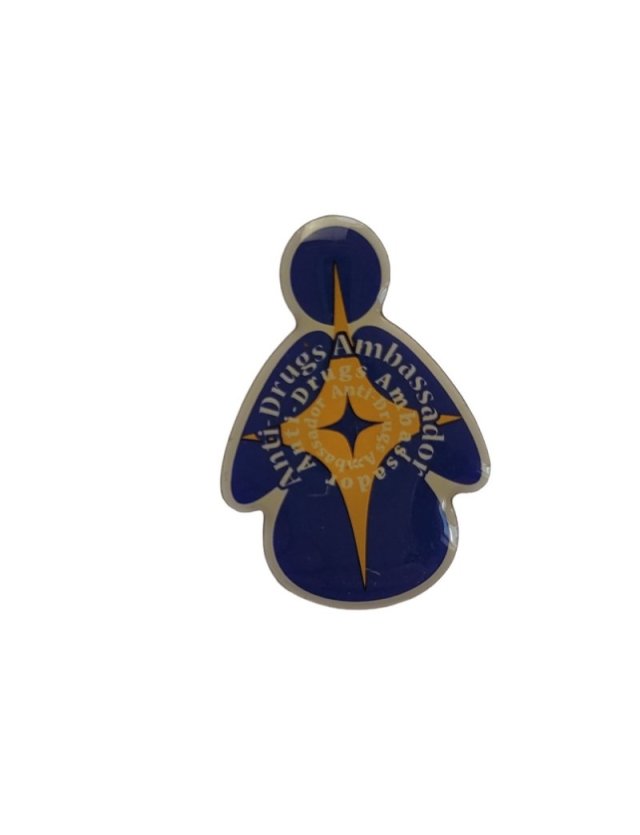 Przypinka kolekcjonerska  Anti-Drug Ambassador