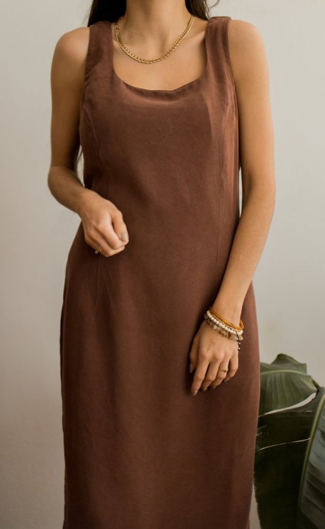 jedwabna sukienka S/M