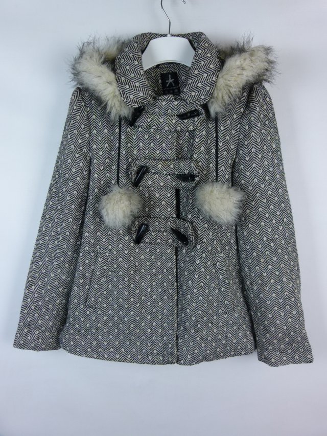 Atmosphere przejściowa kurtka płaszcz z kapturem 10 / 38