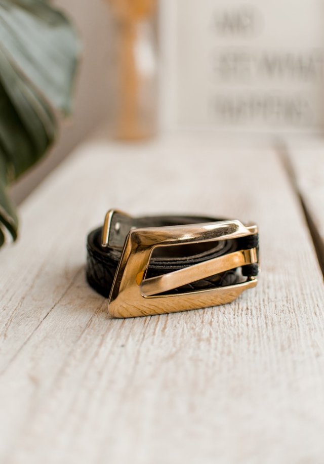 Skórzany pasek vintage