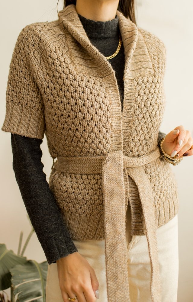 sweterek z wełną XS/S