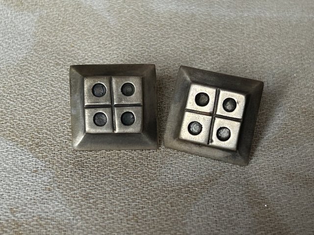 SILVER 925 - artystyczny grecki  ręczny wyrób - galeryjne kolczyki srebrne