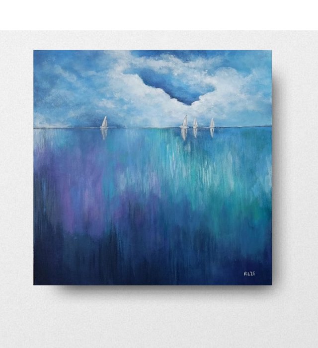 Morze  - obraz akrylowy 40/40 cm