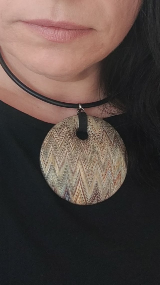 Naszyjnik Boho Zig-zag – unikalna biżuteria artystyczna.