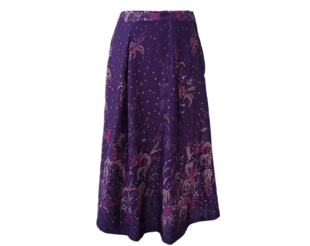 Fioletowa spódnica vintage