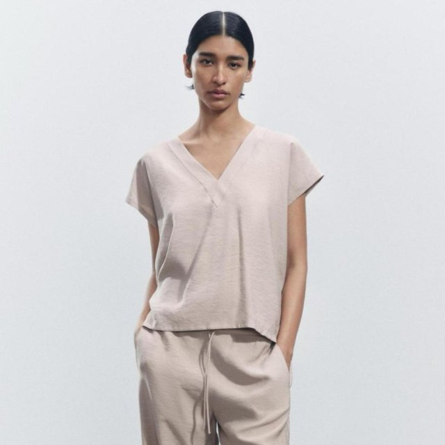 Zara wiskozowa bluzka