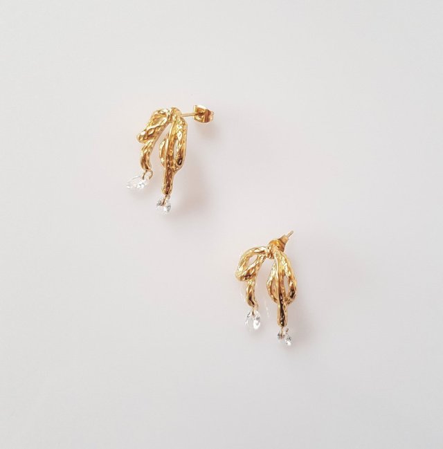 Kolczyki Z kroplami rosy