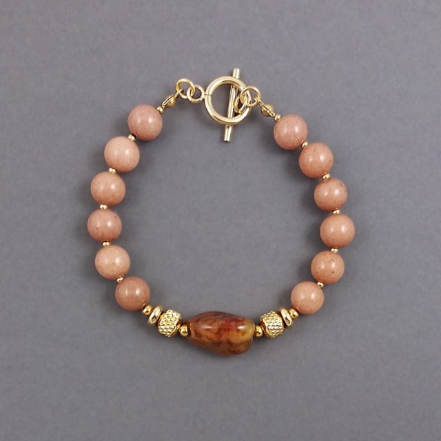 Bransoletka z agatem