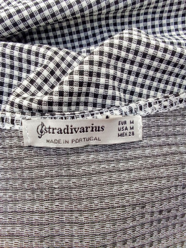 BODY KRATKA VICHY STRADIVARIUS