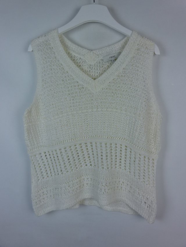NEXT ażurowa bluzka pulower kamizelka 18 / 46