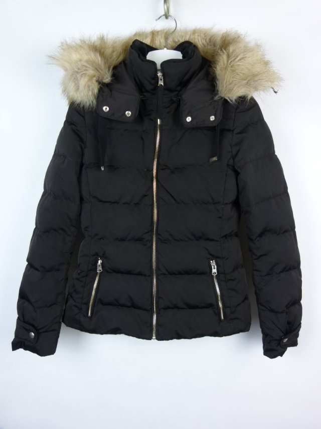 Zara ocieplana puchowa kurtka / S