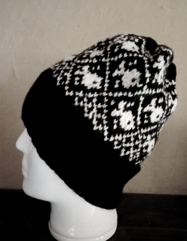 Czapka handmade wełna