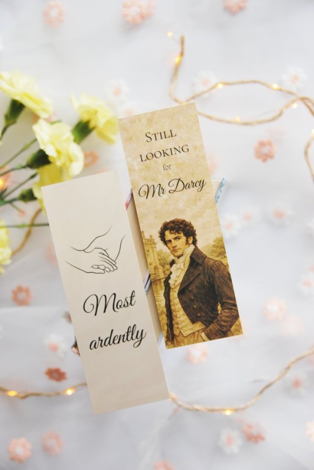 Papierowa zakładka Duma i uprzedzenie - pan Darcy | Mr Darcy