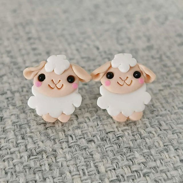 Kolczyki sztyfty Baranki