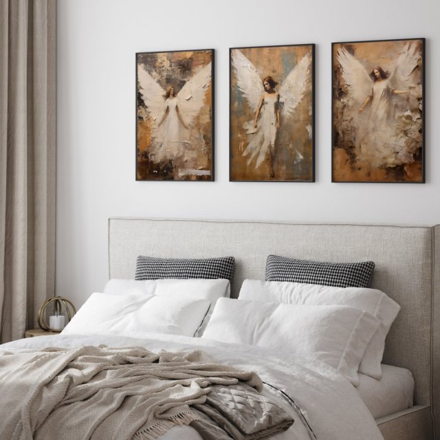 ZESTAW PLAKATÓW 3x 40x50 cm Anioły  (set245)